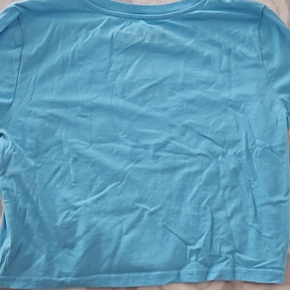 Barbie Blue Crop Top Size XL - Picture 4 of 4